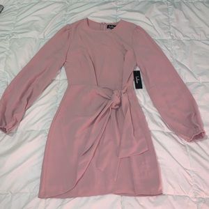 Light Pink Tie Dress